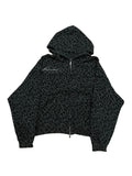 Leopard Waffle Zip