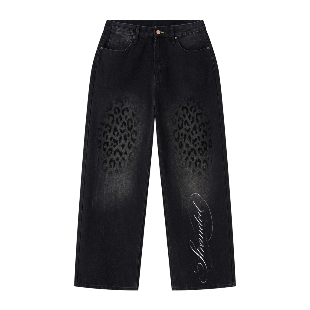 Leopard Denim