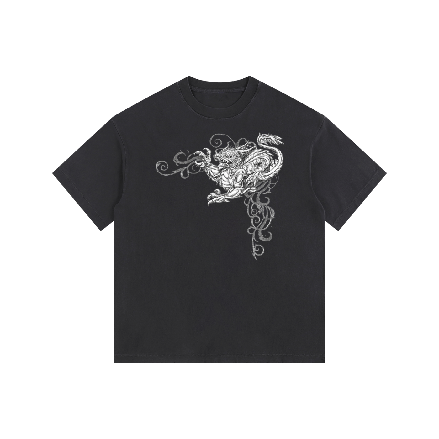 tribal,dragon,tee,vintage,200s