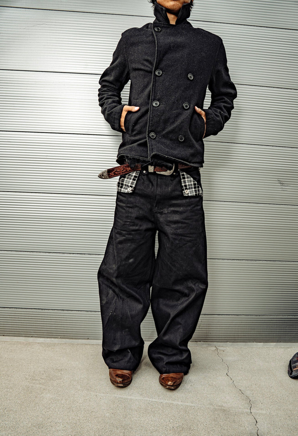 Plaid selvedge